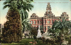 Main Entrance To City Hall Postcard