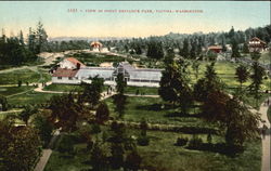 View In Point Defiance Park Postcard