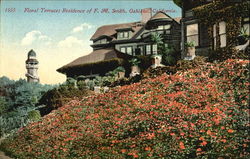 Floral Terrace Residence Of F. M. Smith Postcard