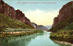 Southern Pacific Train No. 2 Palisade Canyon, NV Postcard Postcard