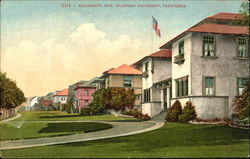 Fraternity Row, Stanford University Palo Alto, CA Postcard Postcard