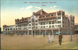 Hotel Stockton Postcard