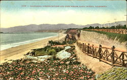 California Avenue Incline And Long Wharf Santa Monica, CA Postcard Postcard