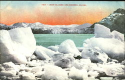 Muir Glacier And Iceberg Alaska Postcard Postcard