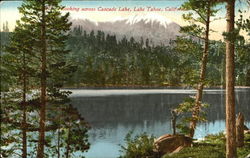 Looking Across Cascade Lake Postcard