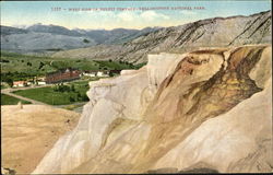 West Side Pf Pulpit Terrace, Yellowstone National Park Postcard