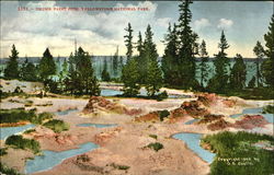 Thumb Paint Pots, Yellowstone National Park Postcard Postcard