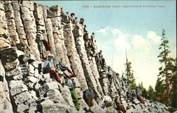 Sheepeater Cliff, Yellowstone National Park Postcard