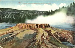 Punch Bowl, Yellowstone National Park Postcard Postcard