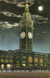 Union Ferry Depot Tower San Francisco, CA Postcard Postcard