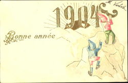 Bonne Annee 1904 Postcard