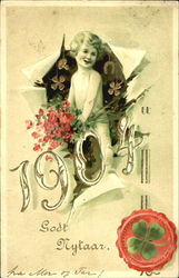 1904 Godt Nytaar Postcard