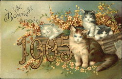 Bonne Annee 1905 New Year's Postcard Postcard