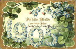 Die Belten Dunlche Zum Neuen Jahre! 1905 New Year's Postcard Postcard