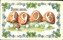 Bonne Annee 1906 Postcard