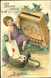 Bonne Annee 1906 Postcard