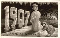 Seasons Greetings Postcard