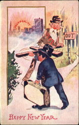 Prosperity 1907 Happy New Year Postcard