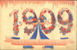 1909 A Happy New Year Postcard