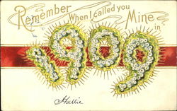 Remember When I Called You Mine 1909 Postcard