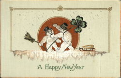 A Happy New Year Postcard