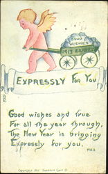 Good Wishes 1913 Expressly For You Postcard