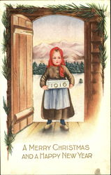 A Merry Christmas And A Happy New Year Postcard