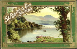 St. Patrick's Day Souvenir, At Innisfallen Killarney Postcard