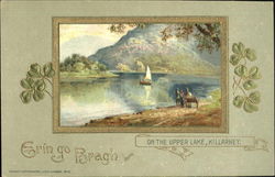 Erin Go Bragh On The Upper Lake Killarney Postcard