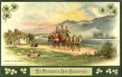 Road To Killarney St. Patrick's Day Souvenir Postcard Postcard