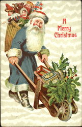 Santa presents toys Postcard