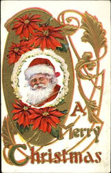 Portrait of Santa Postcard