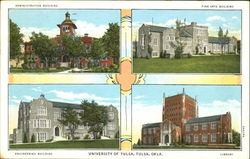 University Of Tulsa Postcard