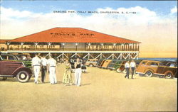 Dancing Pier, Folly Beach Charleston, SC Postcard Postcard