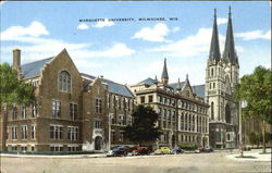 Marquette University Milwaukee, WI Postcard Postcard