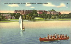 Florida Southern College On Lake Hollingsworth Lakeland, FL Postcard Postcard