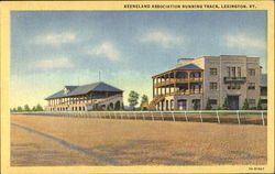 Keeneland Association Running Track Lexington, KY Postcard Postcard