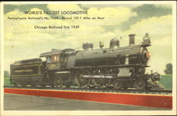 World's Fastest Locomotive Locomotives Postcard Postcard