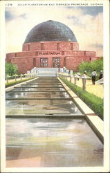 Adler Planetarium And Terrazzo Promenade Chicago, IL Postcard Postcard