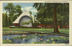 Band Stand Kapiolani Park Honolulu, HI Postcard Postcard