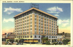 Hotel Dempsey Macon, GA Postcard Postcard