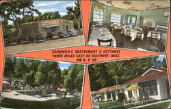 Fairchild's Restaurant & Cottages, U. S. 90 Postcard