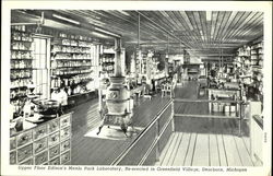 Upper Floor Edison's Menlo Park Laboratory Postcard