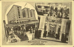 Multnomah Hotel Portland, OR Postcard Postcard