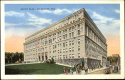 Safety Bldg Milwaukee, WI Postcard Postcard