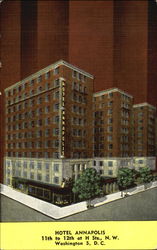 Hotel Annapolis, 11th to 12th at H Sts Postcard