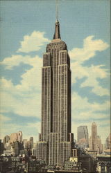 Empire State Building Postcard