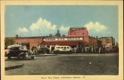 Union Bus Depot Edmonton, AB Canada Alberta Postcard Postcard