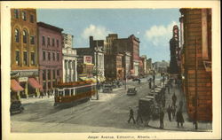 Jasper Avenue Edmonton, AB Canada Alberta Postcard Postcard