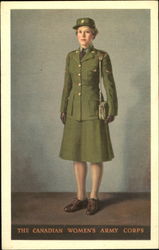 The Canadian Women's Army Corps Postcard Postcard